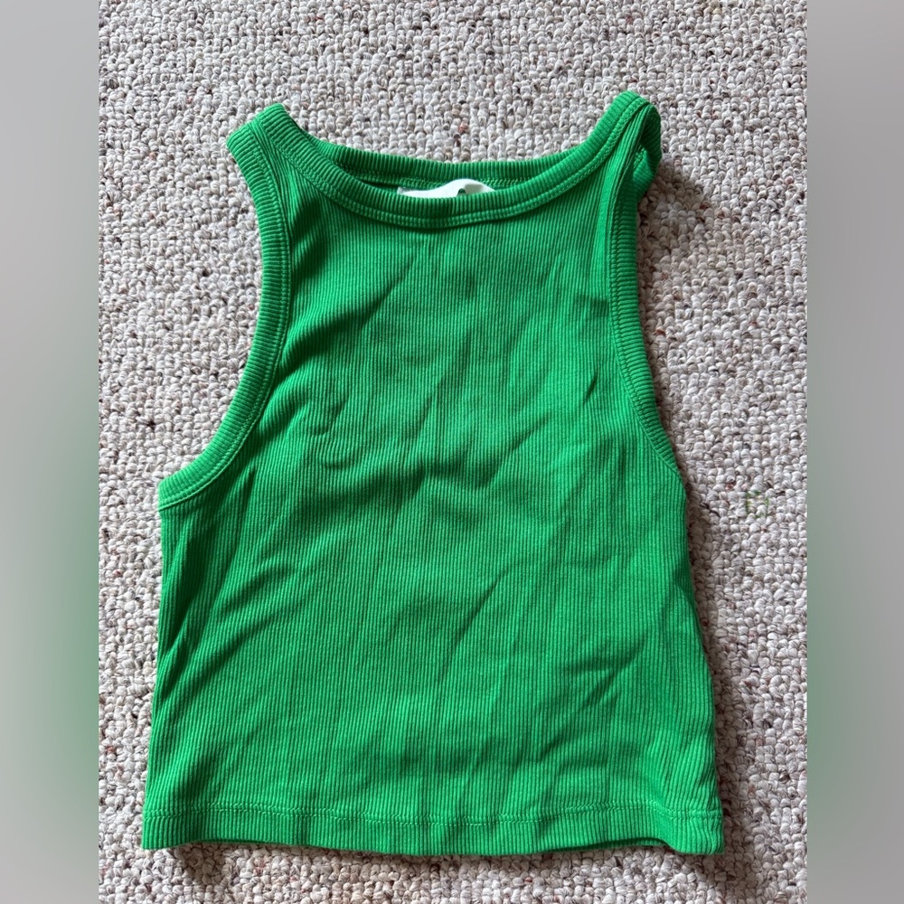 H&M Vibrant Green Kids Tank Top